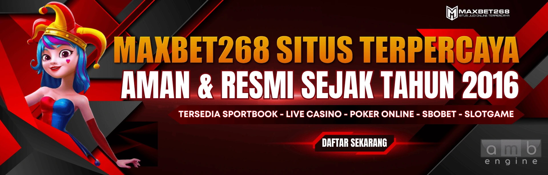 Maxbet268 Agent Judi Online Terpercaya Sejak 2016