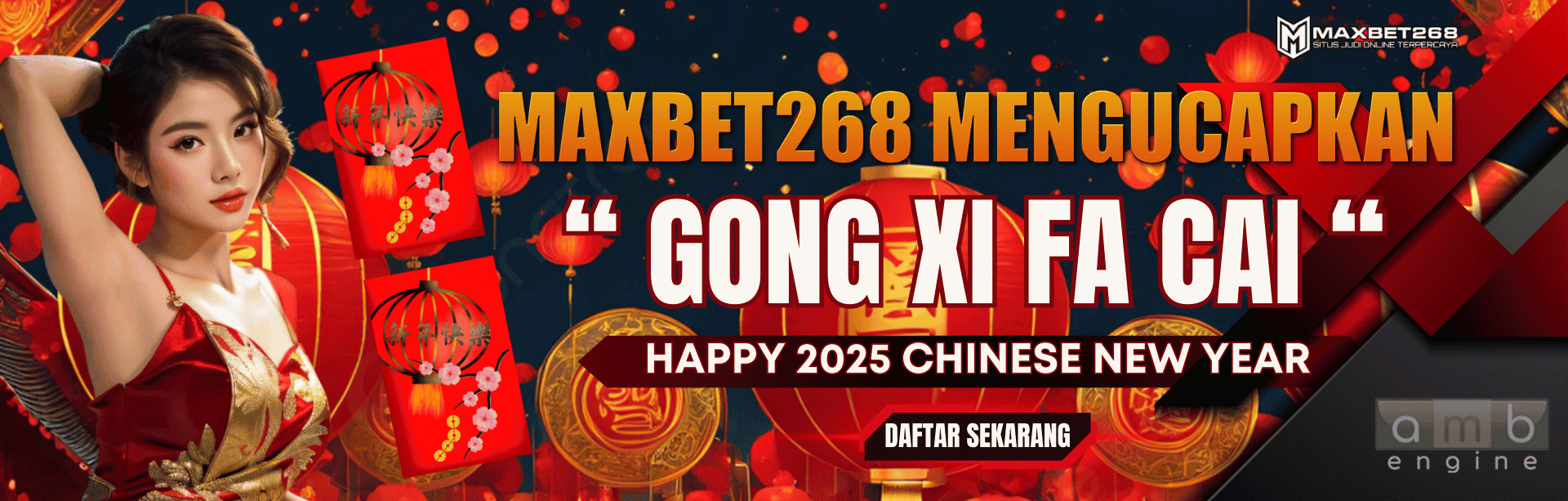 Maxbet268 Mengucapkan Selamat Imlek Dan Tahun Baru 2025